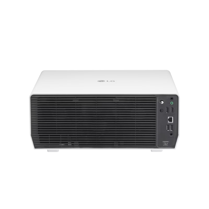 LG ProBeam BU53RG 5000 Lumen Laser 4K UHD Projector rear view.