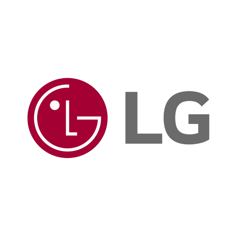 LG red and grey logo.