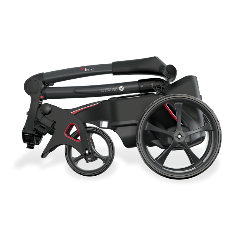 Motocaddy M1 DHC Electric Caddy folded view.