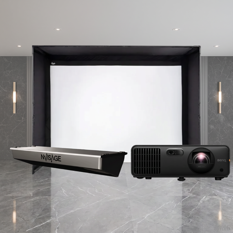 NVISAGE N1 DIY Golf Simulator Enclosure Projector Package.