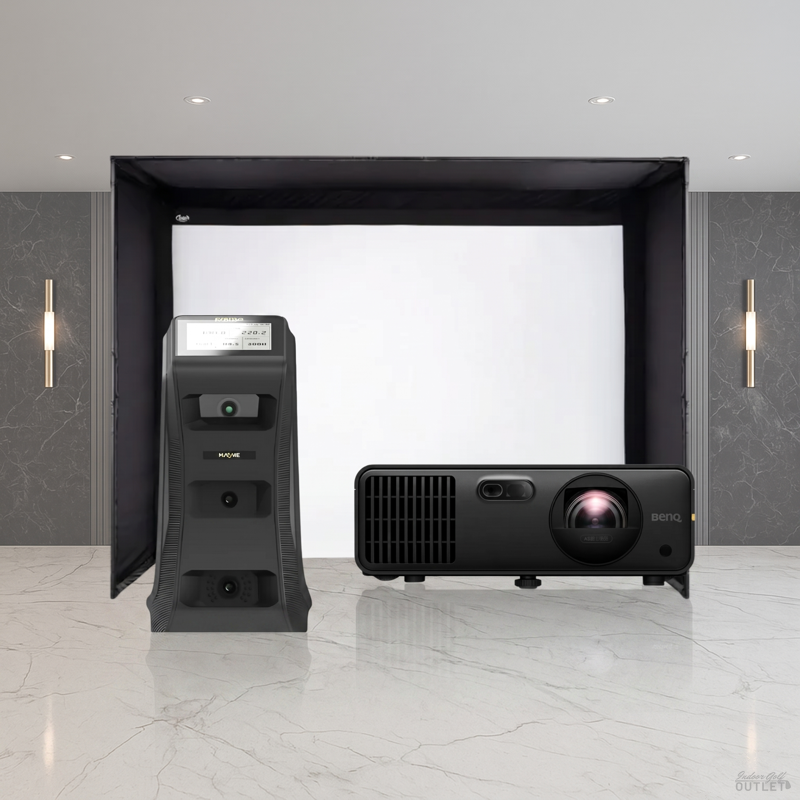 NVISAGE NEO-E DIY Golf Simulator Enclosure Projector Package.