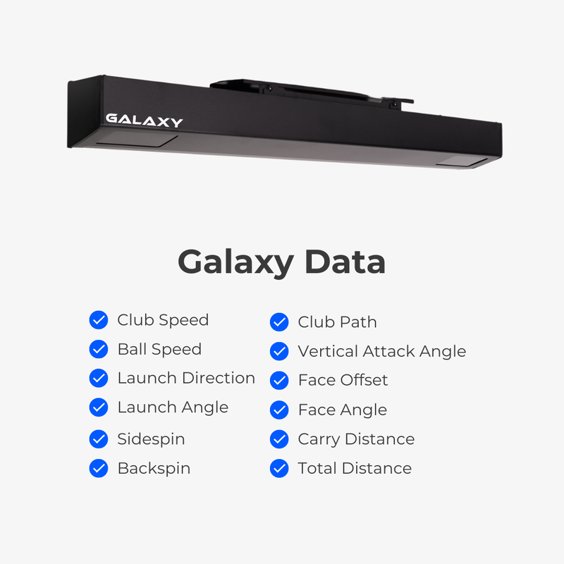 OptiShot Galaxy Series Golf In A Box 4 Simulator galaxy data.