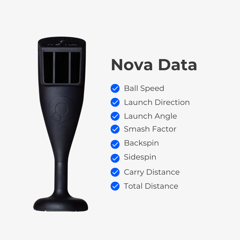 OptiShot Nova Golf Simulator nova data.