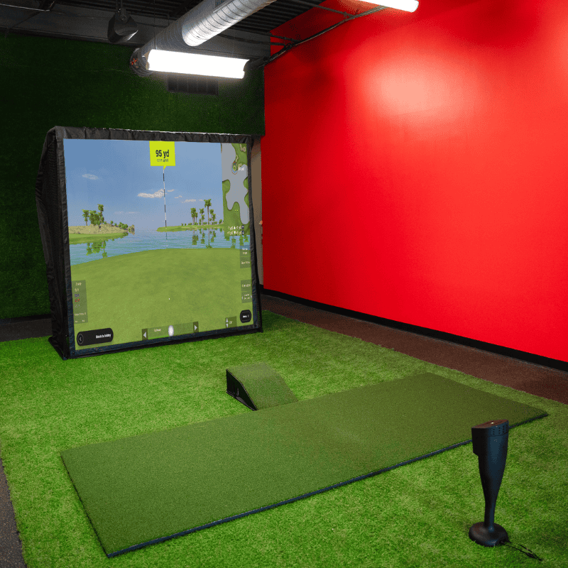 OptiShot Nova Series Golf In A Box 3 Simulator 10x4 mat with terrashield.