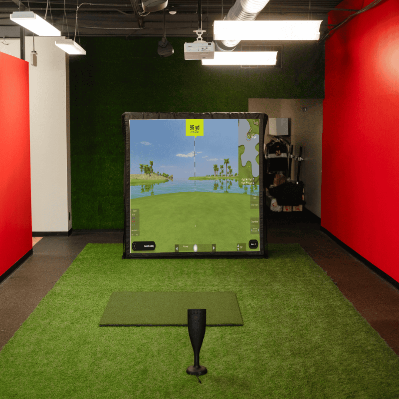 OptiShot Nova Series Golf In A Box 3 Simulator 5x4 mat.