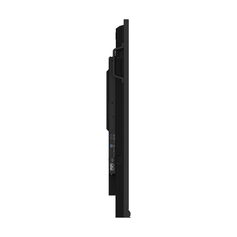 Optoma Creative Touch 3653RK 65" 4K UHD Interactive Touchscreen Display side view.