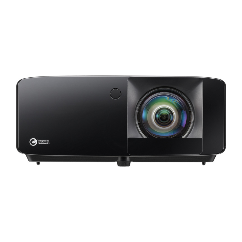 Optoma GT2400HDR 4200-Lumens 1080p Short Throw Golf Simulator Projector front view.