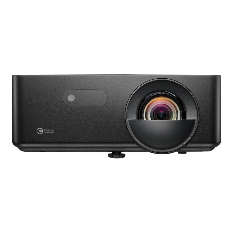 Optoma LH352BST 3300-Lumens 1080p Short Throw Golf Simulator Projector front view.