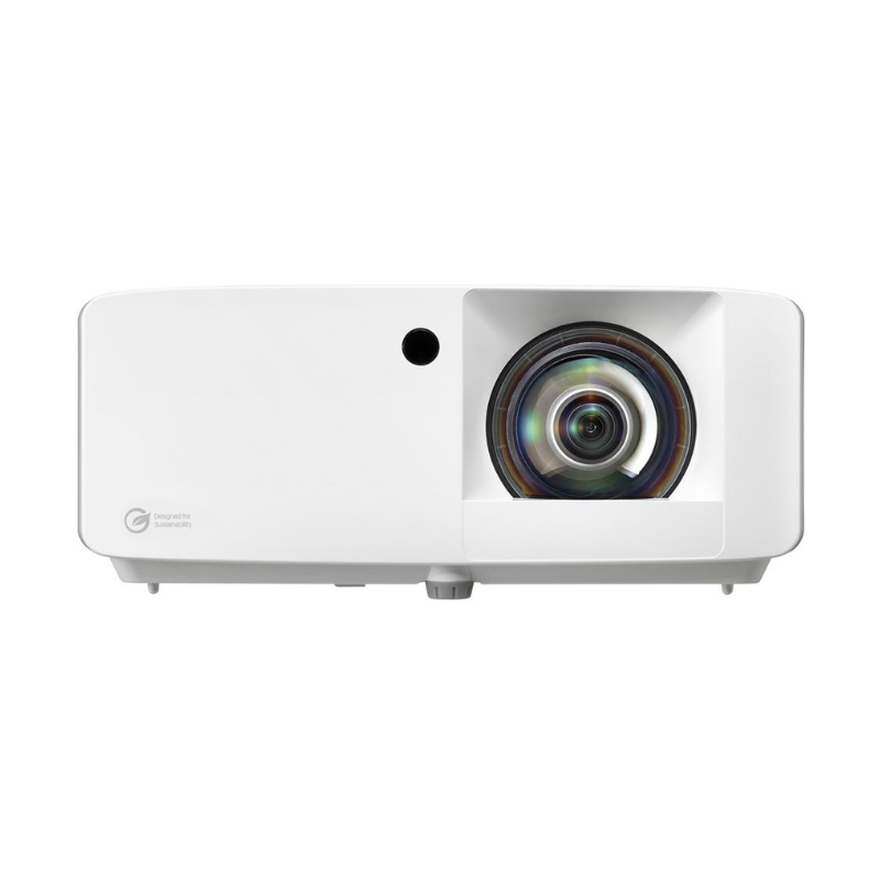 Optoma ZH450ST 4200 Lumens 1080p Short Throw Golf Simulator Projector front view.