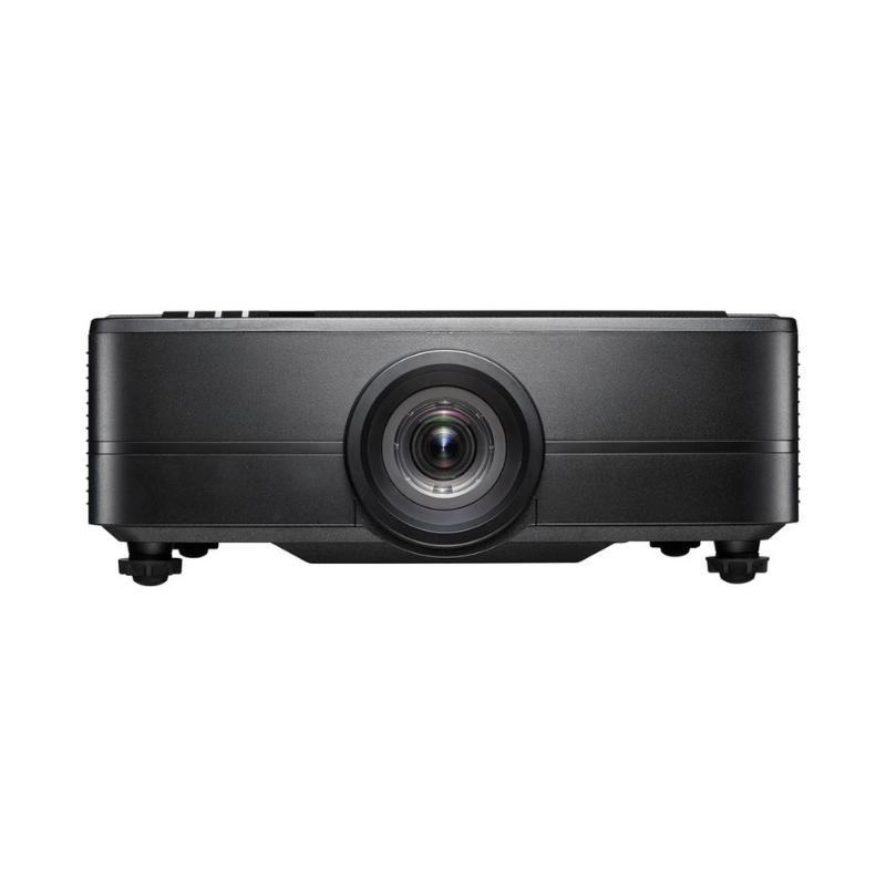 Optoma ZU820TST 8200 Lumens WUXGA Short Throw Golf Simulator Projector front view.