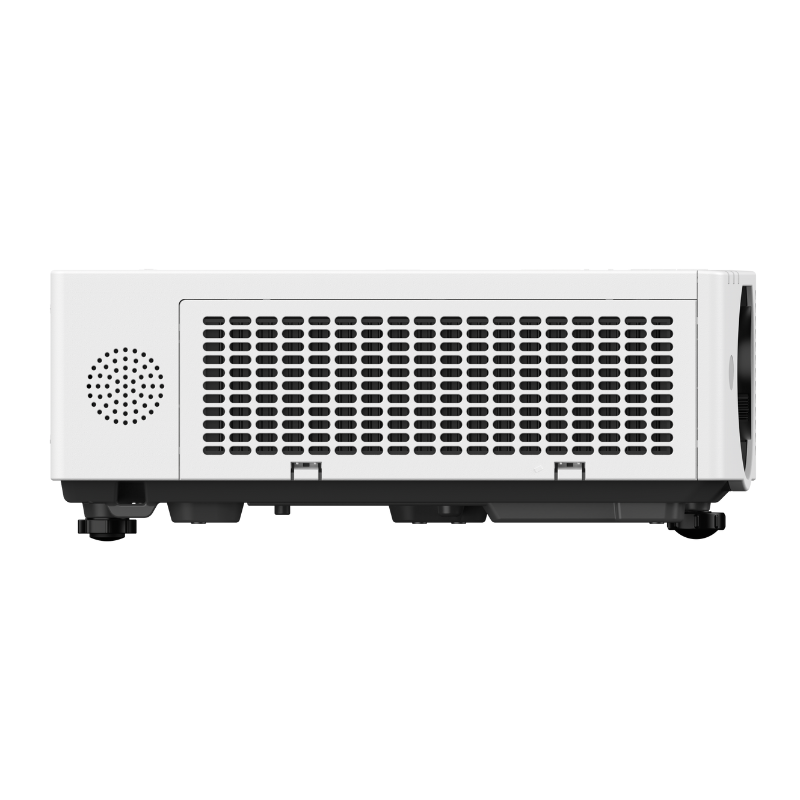 Panasonic PT-VMZ62U7 6500-Lumen WUXGA Normal Throw Golf Simulator Projector left sided view.