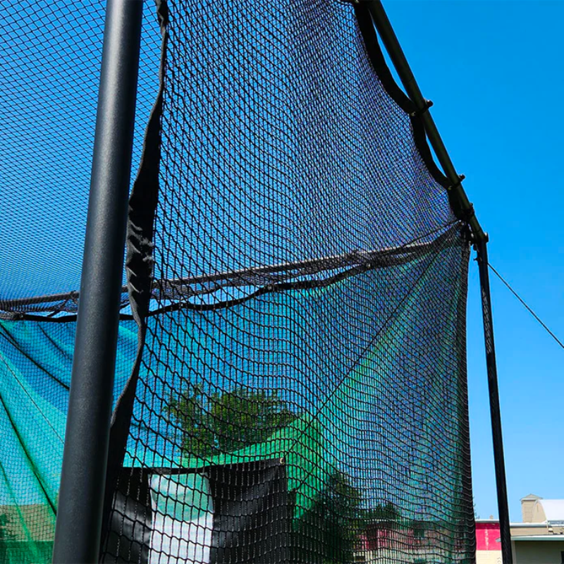 Parbuster Bentley Golf Driving Range Net powder coated steel framing with nylon netting.
