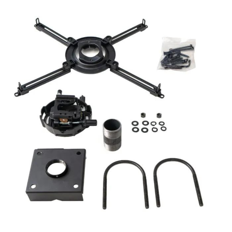 Frame-Mount Projector Mounting Kit parts.