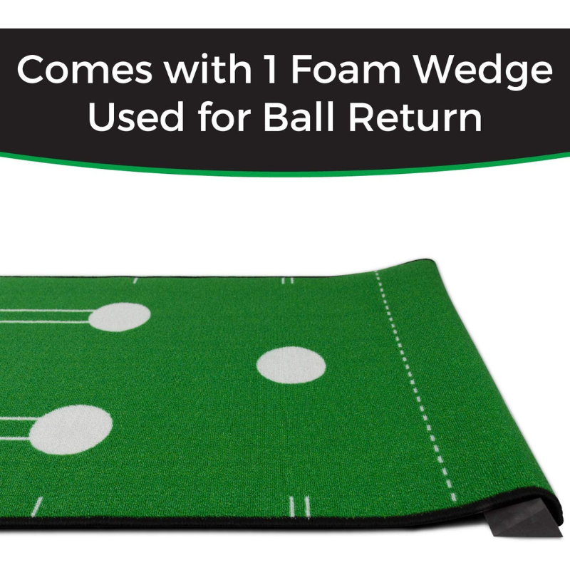 Pelz Player Putting Mat with foam wedge.