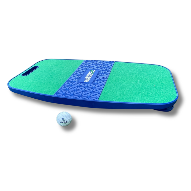 Power Shift Board with golf ball.