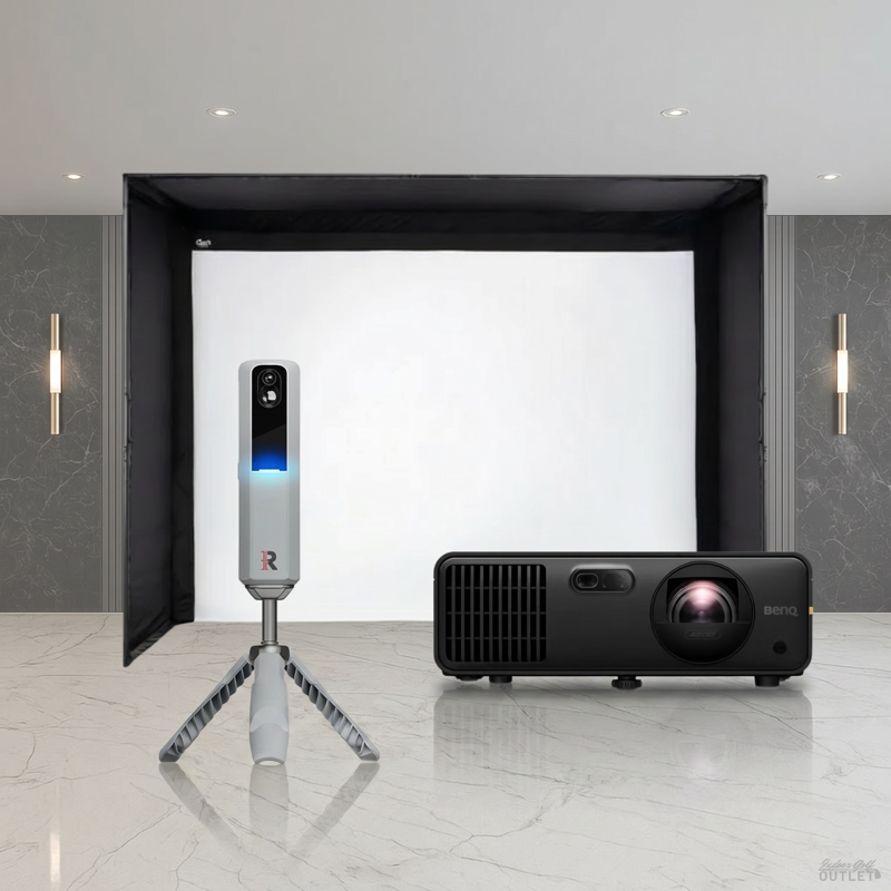 Rapsodo MLM2PRO Mobile DIY Golf Simulator Enclosure Projector Package.