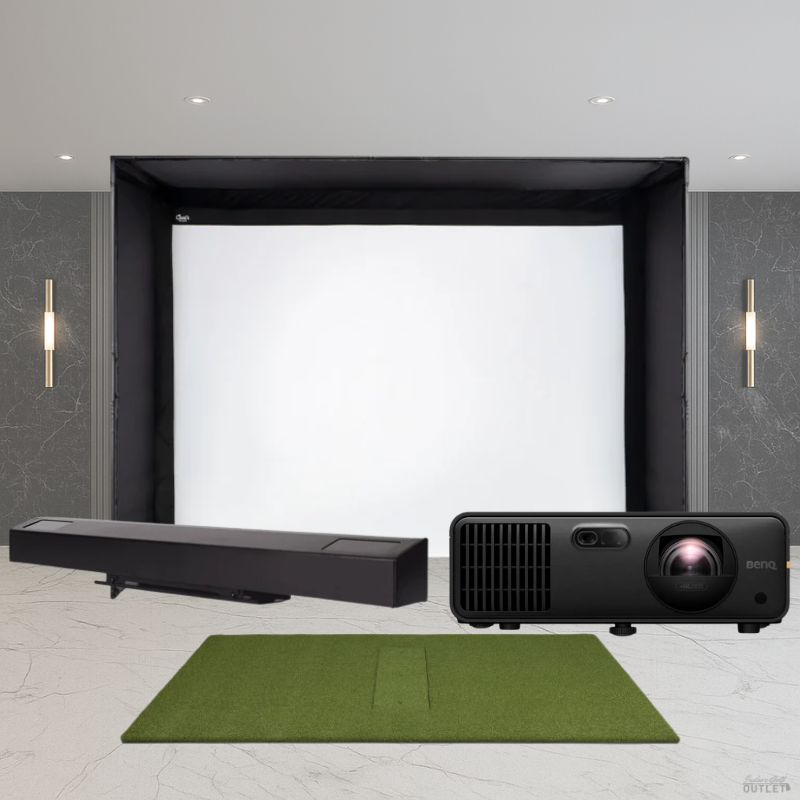 Red Stakes Golf Pro DIY Golf Simulator Package.