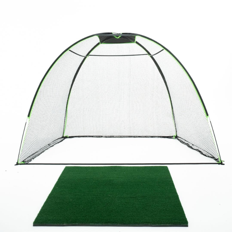 SIG 10&#39; x 7&#39; Rounded Golf Net with mat.
