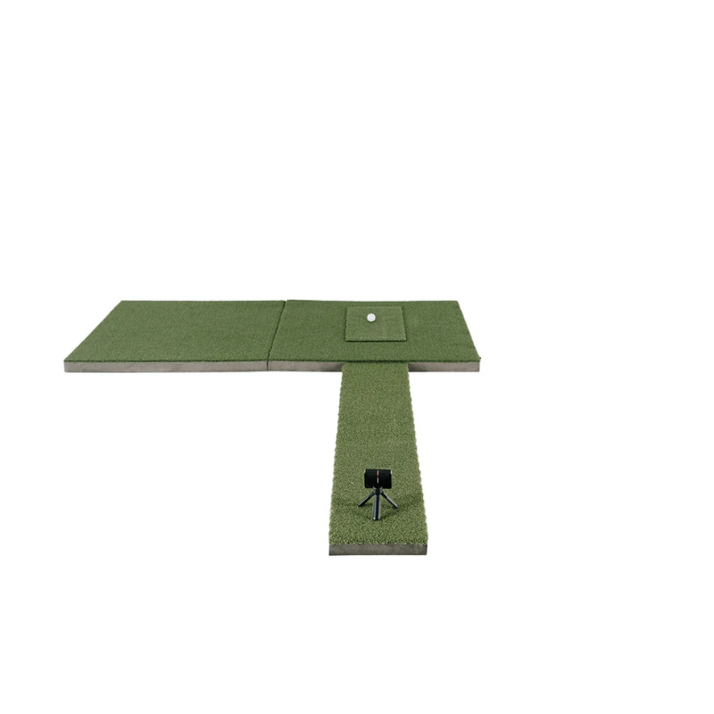 SIG Rear Golf Mat Extension with SIGPRO Softy 4&#39; x 7&#39; Golf Mat and Garmin R10 Launch Monitor.