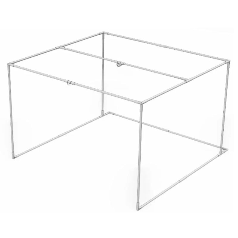 SIGPRO Commercial Enclosure 2" Pipe Frame Kit diagram.