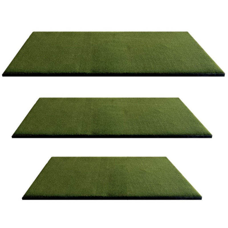 SIGPRO Commercial Teeline Golf Mat size comparison.