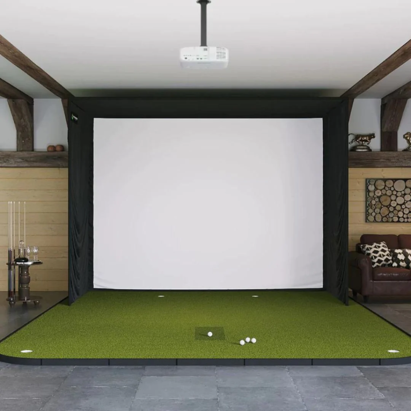 SIGPRO Golf Simulator Flooring with SIG Enclosure.