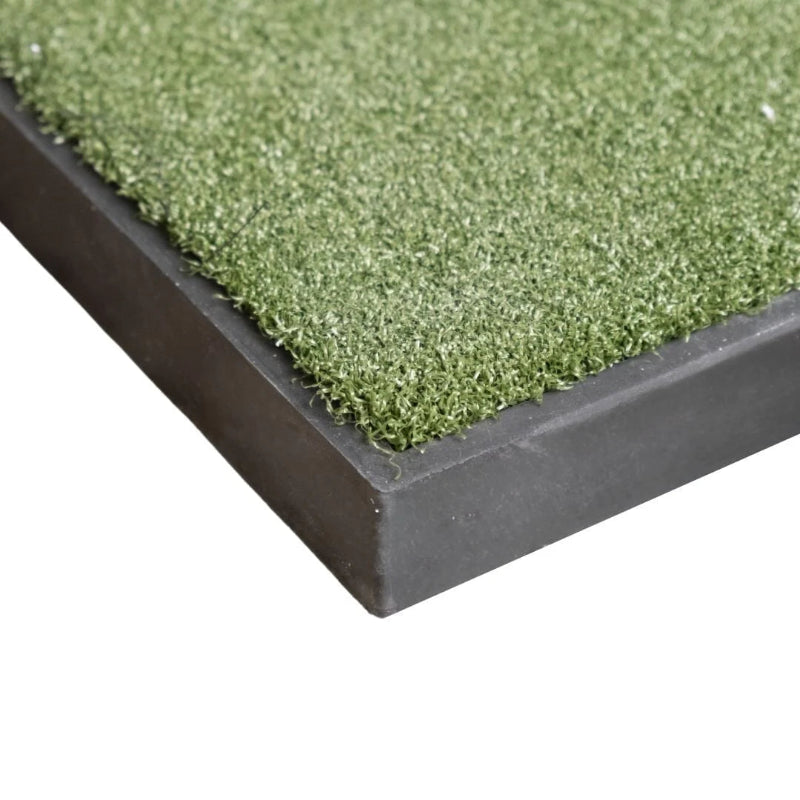 SIGPRO Super Softy 4x8 4 Double Sided Golf Mat corner view.