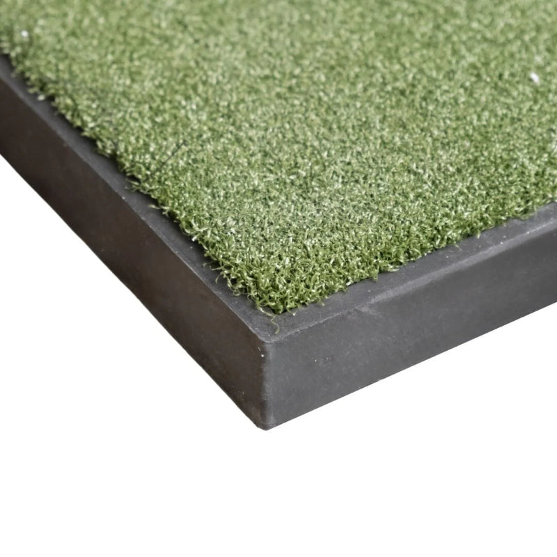 SIGPRO Super Softy 4x9 Golf Mat corner view.