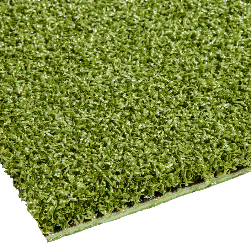A sample swatch of SYNLawn Precision Putt Putting Turf.