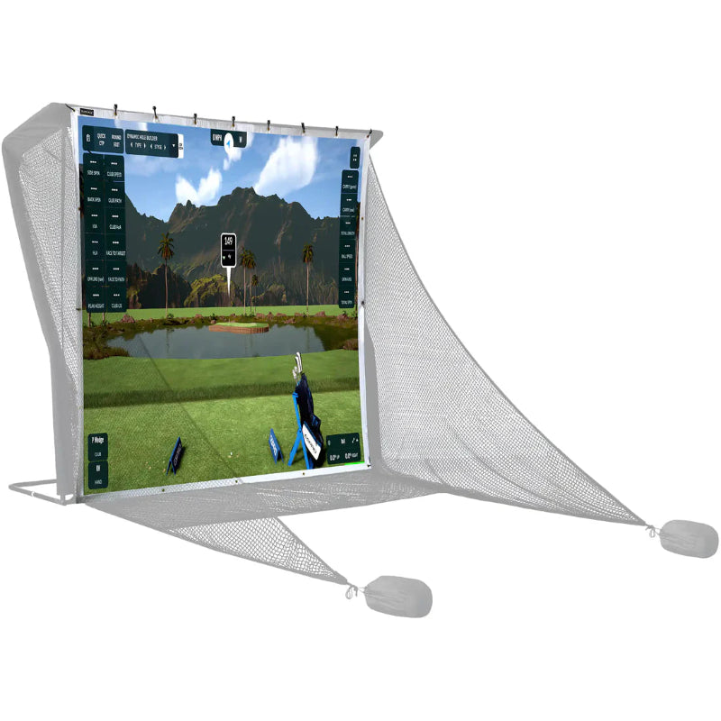 SimSpace Driving Net Impact Screen left angled screen.