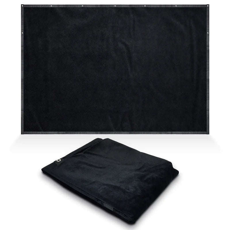 SimSpace Golf Simulator Blackout Screen front view.