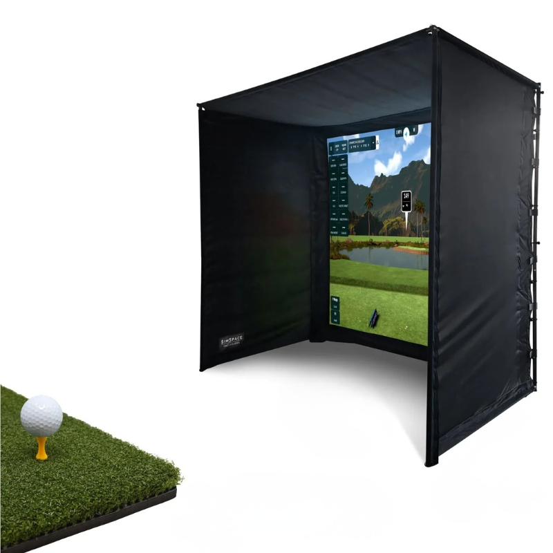 SimSpace Golf Simulator Enclosure Tee Turf Mat.