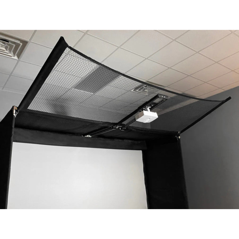 SkyGuard Golf Simulator Safety Netting front view.