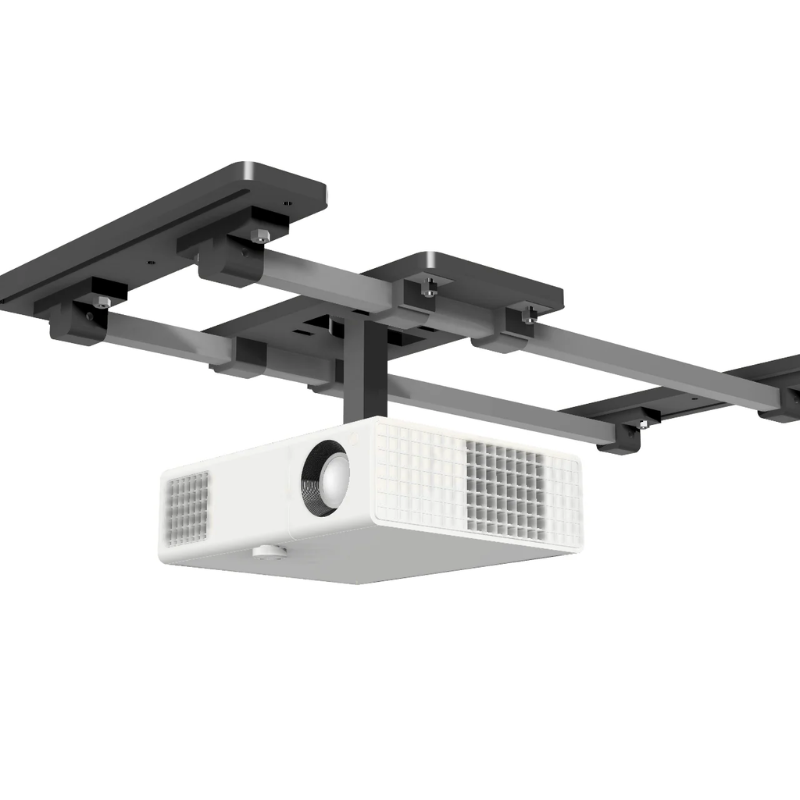 SkyRail Adjustable Sliding Projector Mount sliding middle left.