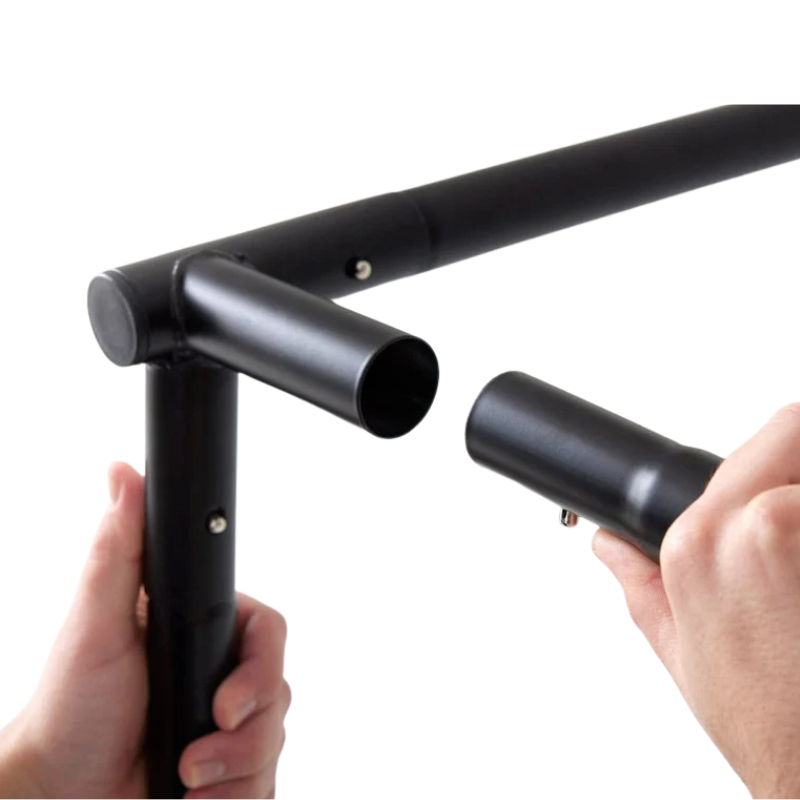 SkyTrak Golf Simulator Studio Enclosure Package frame setup.