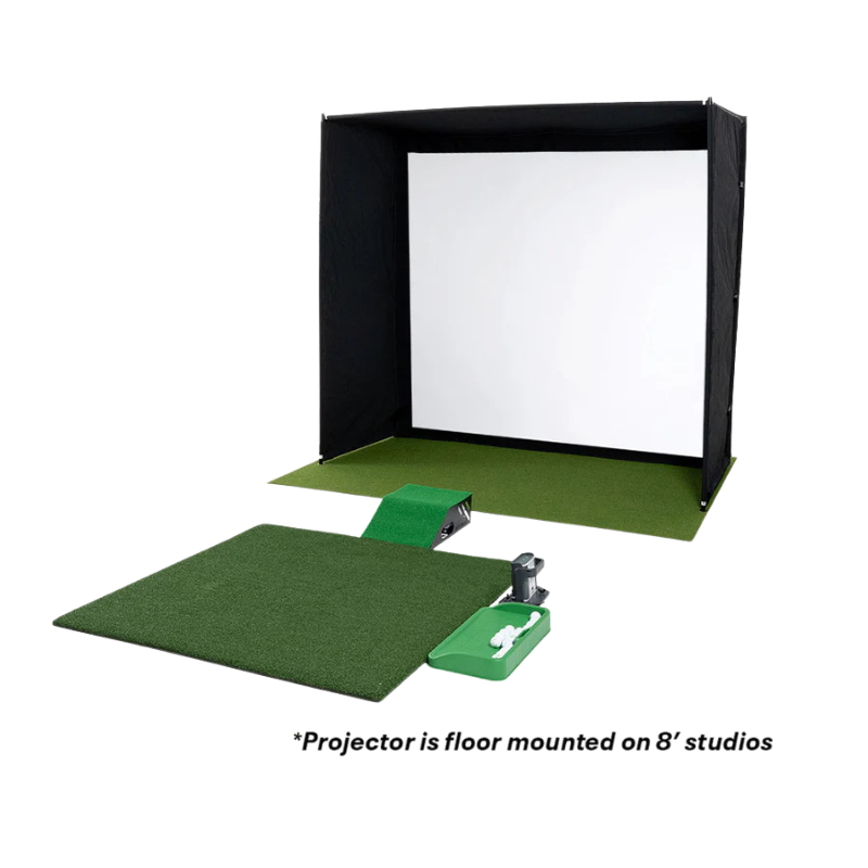 SkyTrak+ Golf Simulator Studio Package Ultimate complete package with mount.