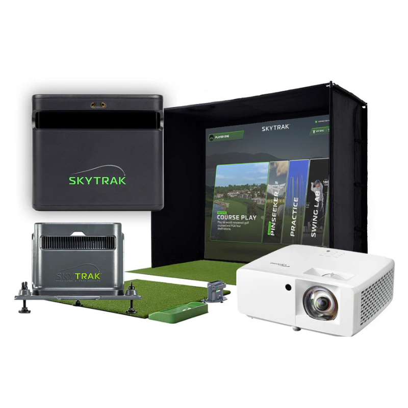 SkyTrak ST Max Golf Simulator Studio Package Ultimate Package.