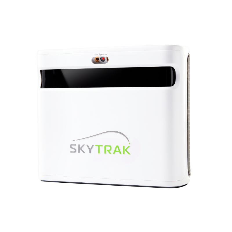 SkyTrak+ Launch Monitor side view.