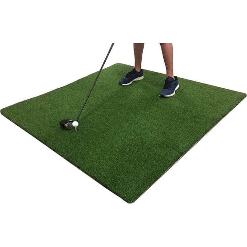 Spornia ProStrike Commercial Golf Mat with golfer setup.