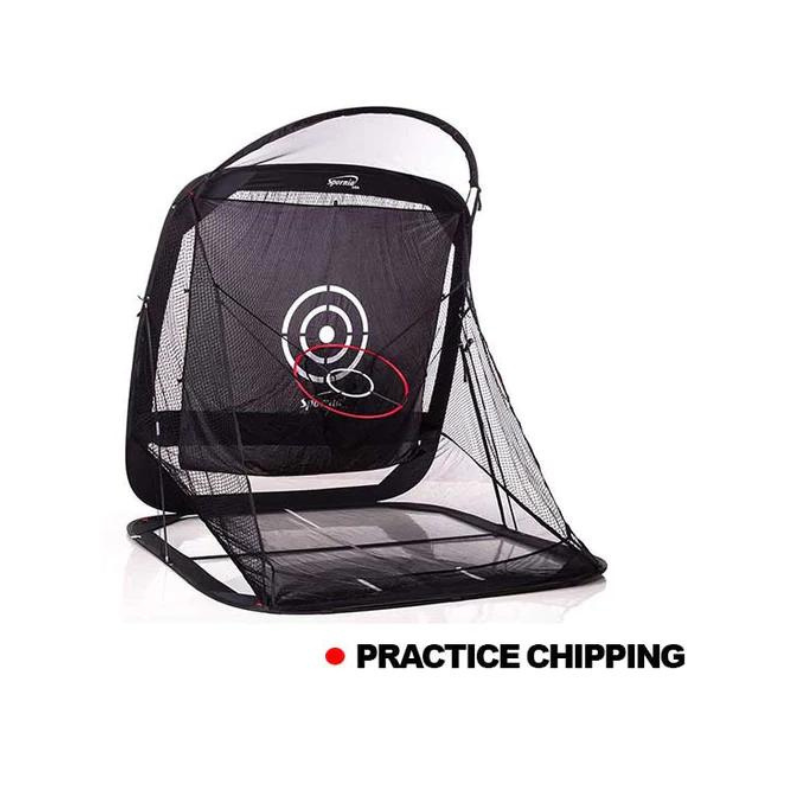 Spornia SPG-7 Golf Practice Net with chipping practice accessory.