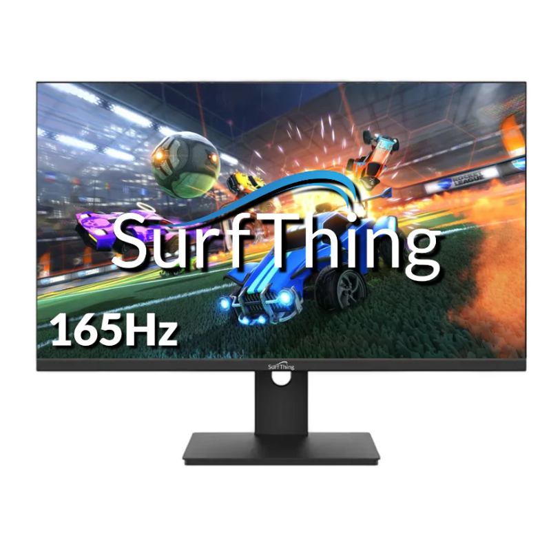 SurfThing D2424H 23.8" 1080P 165Hz High Refresh Rate Monitor front view.