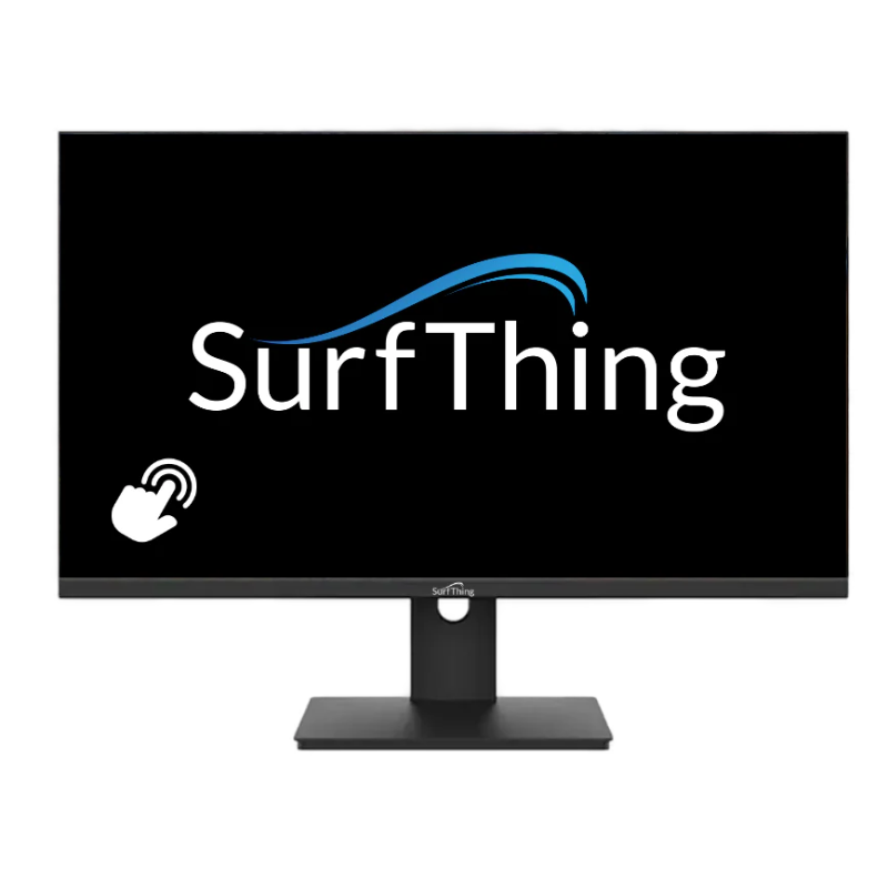 SurfThing DT2424H 23.8" 1080P 75Hz Touch Screen Monitor front view.