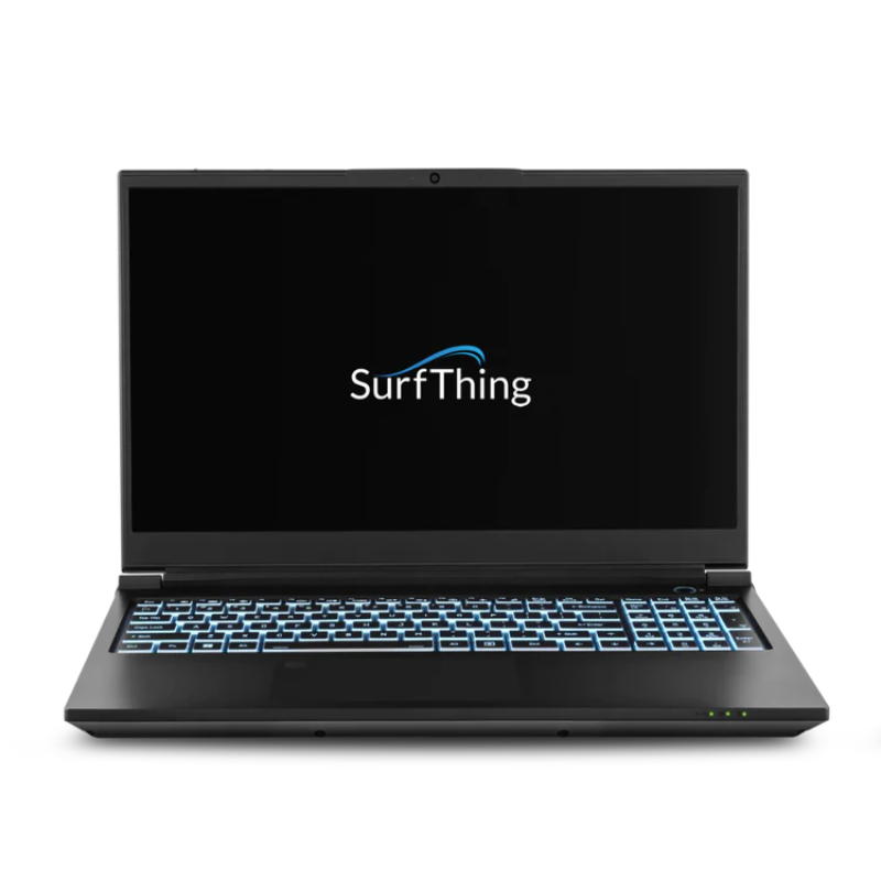 SurfThing M2 Golf Simulator Laptop front view.