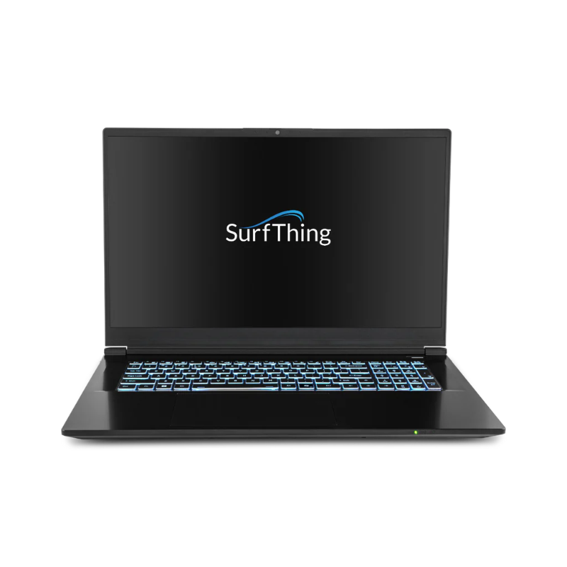 SurfThing M3H Golf Simulator Laptop front view.