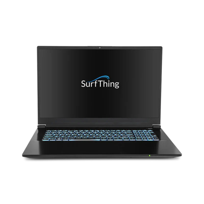 SurfThing M3H Golf Simulator Laptop front view.