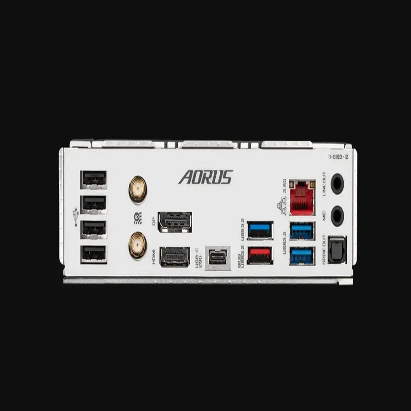 SurfThing SG2 4614 Golf Simulator Computer back panel ports white.