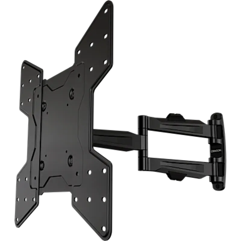 Surfthing Articulating Mount for 13" to 55" Flat Panel Screens angled view.