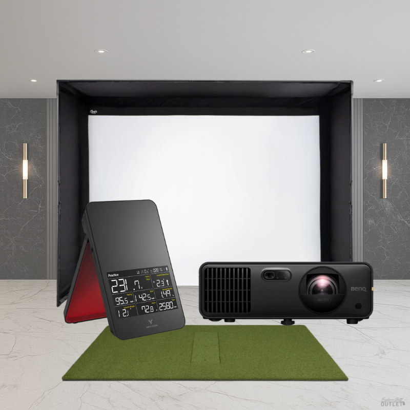 Swing Caddie SC4 PRO DIY Golf Simulator Package.
