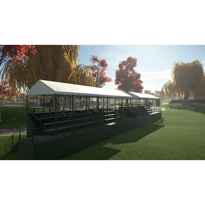 The Golf Club 2019 Simulator Software golf course grandstands.