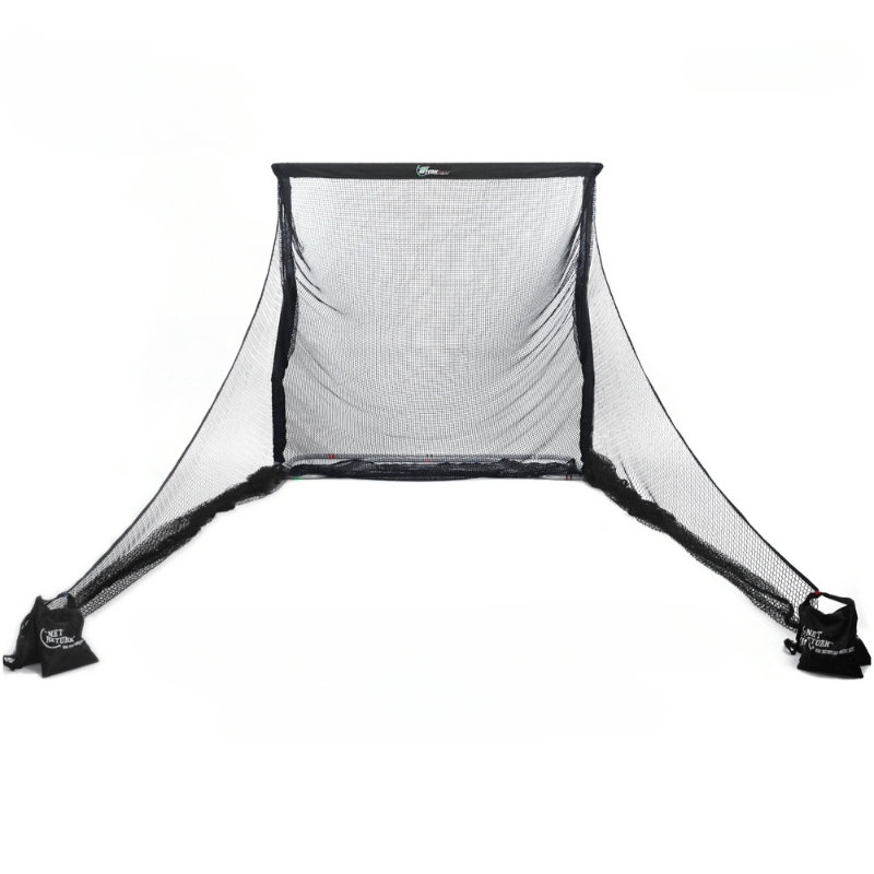 The Net Return Pro Series V2 Large 8 with side barriers.